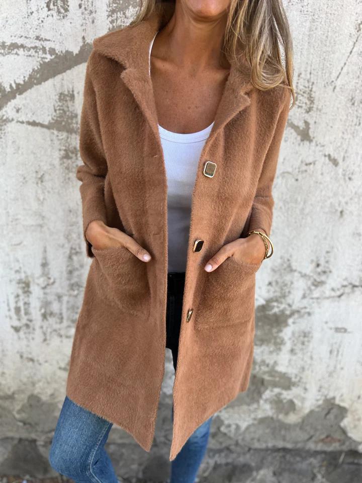 Margaux™ — Veste longue élégante au quotidien