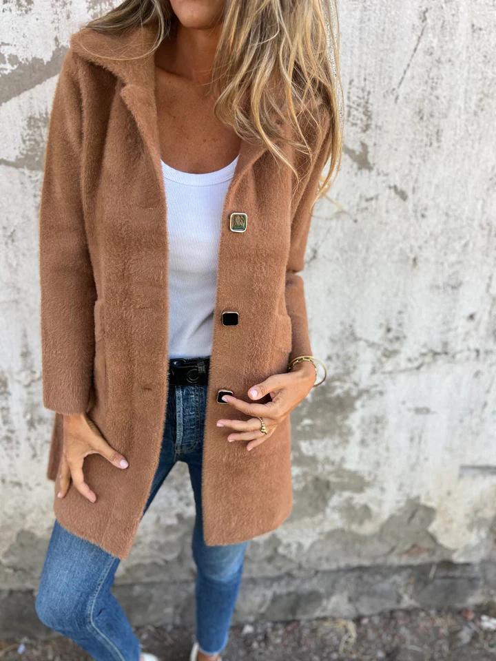 Margaux™ — Veste longue élégante au quotidien